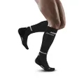 CEP Men's The Run Socks Tall V4 - Black, Size IV