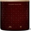Skandinavisk JUL 'Christmas' Scented Candle with 2 Wicks. Fragrance Notes: Baked Gingerbread, Winter Cloves and Spiced Oranges. 14.1 oz.