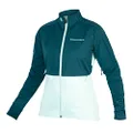 Endura Women's Windchill Cycling Jacket II - Waterproof Panels & Thermal Protection Deep Teal, X-Large