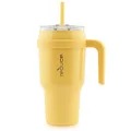 REDUCE 40 oz Tumbler with Handle - Vacuum Insulated Stainless Steel Mug Sip-It-Your-Way Lid and Straw Keeps Drinks Cold up to 34 Hours Sweat Proof, Dishwasher Safe, BPA Free OG Pineapple (13277-FF)