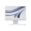 Apple 2023 iMac (24-inch, Apple M3 chip with 8‑core CPU and 10‑core GPU, 8GB Unified Memory, 256GB) - Silver