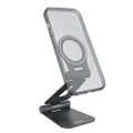 Sonix Magnetic Adjustable Cell Phone Desk Stand Pedestal Compatible with Apple MagSafe (Graphite)