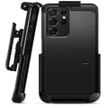 Encased Belt Clip Compatible with Spigen Tough Armor for Samsung Galaxy S21 Ultra (Holster Only - Case is not Included) Black