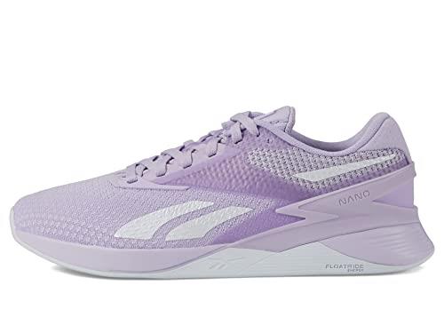 Reebok Women's Nano X3 Training Shoes, Purple Oasis/Cold Grey/Vector Blue, 9.5
