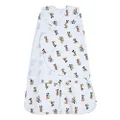 Halo Disney Baby 100% Cotton Sleepsack Swaddle, 3-Way Adjustable Wearable Blanket, TOG 1.5, Mickey Fun, Small, 3-6 Months