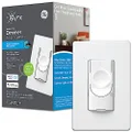 GE CYNC Smart Dimmer Light Switch, Neutral Wire Required, Bluetooth and 2.4 GHz Wi-Fi 4-Wire Switch, Works with Alexa and Google Home (Packaging May Vary)