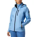 Helly-Hansen Women's Standard Crew Hooded Jacket, 627 Bright Blue, X-Small