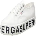 SUPERGA 2790 Cotw Outsole Lettering, Women's Trainers, White White 901, 9.5 UK