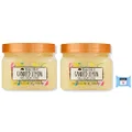 Tree Hut Shea Sugar Body Scrub, Candied Lemon, 2PK, With Single Fragrance-Free Makeup Remover Cleansing Towelettes