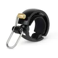 KNOG Bicycle Bell Oi LUXE Ring Type (Inner Diameter: 0.8 inches (22.2 mm) SMALL Black