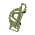 Lezyne Flow SL Enhanced | Bike Water Bottle Cage, Composite, Left, Army Green, 48g, Road, Mountain, Gravel Cycling Water Holder
