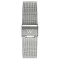 Wristology Metal Mesh Watch Band - Quick Release Milanese Stainless Steel Easy Change Mens Womens Strap - Choose Color and Finish, Silver Mesh, 22, Mesh