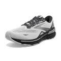 Brooks Men's Adrenaline GTS 23 Supportive Running Shoe - Oyster/Ebony/Alloy - 7 Medium