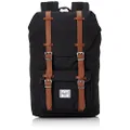 Herschel Supply Backpack 10020 Little America Mid-Volume [Parallel Import], Black, One Size