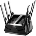 NETGEAR (R8000P) Nighthawk X6S Smart Wi-Fi Router - AC4000 Tri-Band Wireless Speed (up to 4000 Mbps) | Up to 3500 sq ft Coverage & 55 Devices | 4 x 1G Ethernet and 2 USB Ports