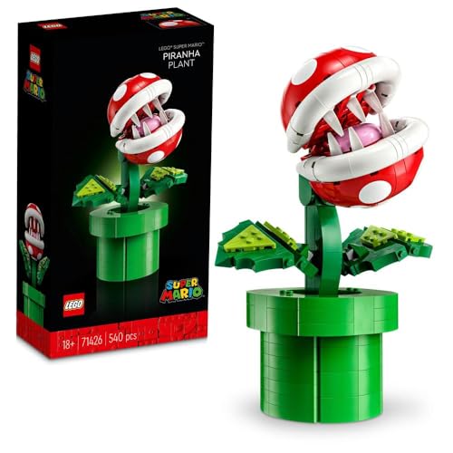 LEGO Super Mario Piranha Plant 71426 Collectible Building Set; Fun Christmas or Birthday Gift Idea for Adult Fans (540 Pieces)