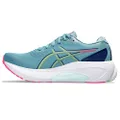 ASICS Women's Gel-Kayano 30 Running Shoes, Gris Blue/Lime Green, 8