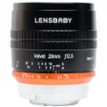 Lensbaby Velvet 28 with Copper Rings Fujifilm X Mount Soft Effect 28 F2.5 Manual Focus