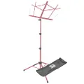On-Stage SM7122PKB Compact Folding Sheet Music Stand with Bag, Pink