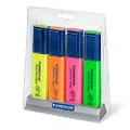 Staedtler Textsurfer Classic Highlighter 4 Color Set of Rainbow Colors, 364SC4