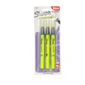 Sharpie Clear View Highlighter Stick, Chisel Point, Yellow, Pack of 3
