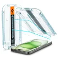 Spigen EZ Fit Tempered Glass Screen Protector for iPhone 15 Plus (2 Pack)