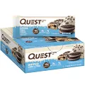 Quest Nutrition Protein Bar Dipped Cookies & Cream, 12 Bars