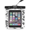 JOTO Universal Waterproof Phone Pouch Cellphone Dry Bag Case for iPhone 15 14 13 12 11 Pro Max Mini Plus Xs XR X 8 7 6S, Galaxy S23 S22 S21 Plus Note, Pixel up to 7" -CamoGrey