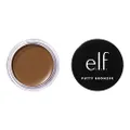 e.l.f. Putty Bronzer, Creamy & Highly Pigmented Formula, Creates a Long-Lasting Bronzed Belle Glow, Infused with Argan Oil & Vitamin E, 0.35 Oz
