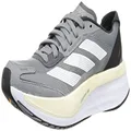 Adidas LWE90 Women's Running Shoes, Adizero Boston 11, Gracey/Zero Metallic/Carbon (GV7069), 6 US