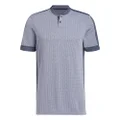adidas Golf Men's Standard ULTIMATE365 Tour Textured Primeknit Polo Shir, White, Large