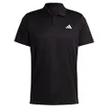 adidas Men's Heat.rdy Tennis Polo Shirt, Black, Small