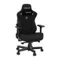 Anda Seat Kaiser 3 XL Gaming Chair for Adults - Ergonomic Black Fabric Gaming Chairs with Lumbar Support, Comfortable Office Chairs with Neck Support - Heavy Duty Computer Chair Wide Seat Capacity