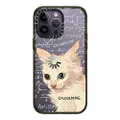 CASETiFY Impact Case for iPhone 14 Pro Max - Calculating. by Catwheezie - Glossy Black Re CTF-20821341-16004727