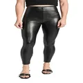 commando Women's Petite Perfect Control Faux Leather Leggings, Black, X-Large Petite