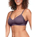 Warner's Women's No Side Effects Underarm and Back-Smoothing Comfort Wireless Lift T-Shirt Bra Rn2231a, Nightshade, 3X-Large