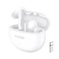 HUAWEI FreeBuds 5i, iOS, Android and Windows, Bluetooth 5.2 Wireless Headphones, Hi-Res Audio, 3 ANC Modes, Up to 28 Hours of Playtime, Touch Controls, IP54, Connecting to 2 Devices, White + AP52