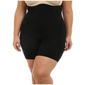 SPANX Women's Oncore High-Waisted Mid-Thigh Short Very Black Small