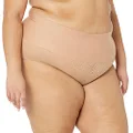 Maidenform Women's Tame Your Tummy Shaping Lace Brief with Cool Comfort DM0051, Beige Swing Lace, Medium