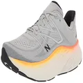 New Balance Men's Fresh Foam X More V4 Running Shoe, Aluminum Grey/Neon Dragonfly/Hot Marigold, 11