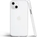 totallee Thin iPhone 14 Case, Thinnest Cover Ultra Slim Minimal - for Apple iPhone 14 (2022) (Frosted Clear)
