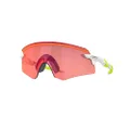 Oakley OO9472F ENCODER Sunglasses, MATTE WHITE Frame/PRIZM FIELD Lens, 39
