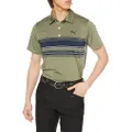 Puma MATTR Grind Polo Men's Golf Shirt, dark sage/navy blazer, Small