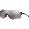 Oakley Men's OO9313 EVZero Path Asian Fit Shield Sunglasses, Polished Black/Prizm Black, 38 mm
