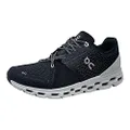 ON Running Mens Cloudstratus Textile Synthetic Trainers, Black/Mineral, 7.5