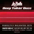 La Bella 760FS-CB-S Deep Talkin' Bass Stainless Steel Flat Wound- Standard Short Scale Guitar String