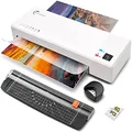 Laminator A4 Laminator with Films, 40 Pieces, A4, A5, A6, Portable Laminator with Laminating Pouches, Laminator for Home Use, Office, School Teacher, Laminating Set, Laminating Machine for Photos (2)