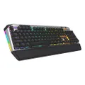 Patriot Memory Viper Gaming V765 Mechanical RGB Illuminated Gaming Keyboard w/Media Controls - Kailh Box Switches, 104-Standard Keys, Removable Magnetic Palm Rest