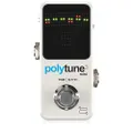 TC Electronic POLYTUNE 3 MINI Tiny Polyphonic Tuner with Multiple Tuning Modes and Built-In BONAFIDE BUFFER, White
