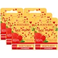 Burt's Bees Lip Balm, Nourishing Lip Care Products for All Day Hydration - Strawberry with Beeswax & Fruit Extracts (Pack of 6)